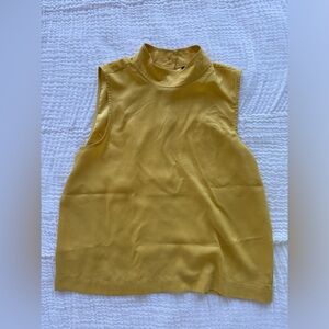 Ann Taylor Mock Neck Sleeveless Blouse